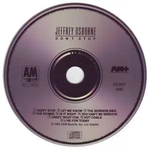 Jeffrey Osborne - Don't Stop (1984) {W. Germany for USA}
