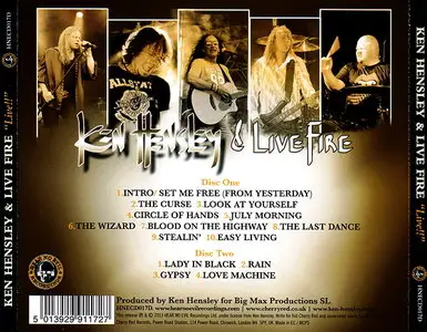 Ken Hensley & Live Fire - Live!! (2013) 2CD