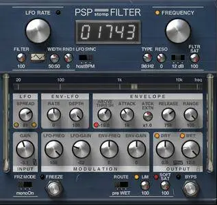 PSPaudioware PSP stompFilter v1.1.0 WiN