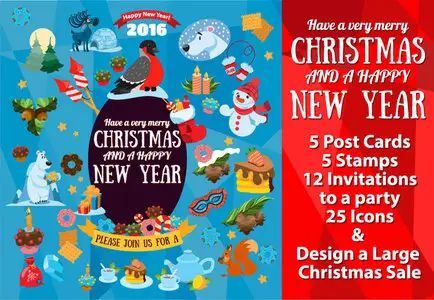 CreativeMarket - Christmas & New Year Party