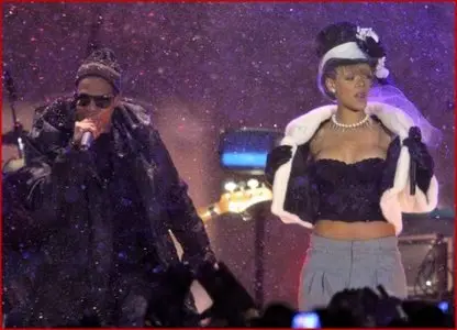 Rihanna & Jay-Z: Run This Town-Umbrella (31.12.2009 NBC's New Year's Eve 2010)