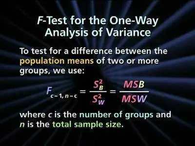 Video Aided Instruction - Statistics