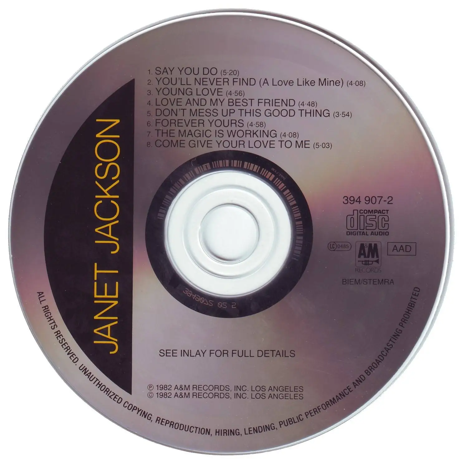 Janet Jackson - Janet Jackson (1982) [1993, Reissue] / AvaxHome