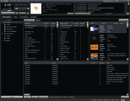 WinAmp 5.5 full beta