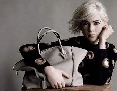 Michelle Williams by Peter Lindbergh for Louis Vuitton Handbag Campaign Fall 2014