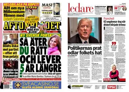 Aftonbladet – 26 oktober 2018