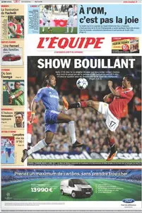 L'EQUIPE (mardi 12 avril 2011)