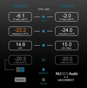 NUGEN Audio LM-Correct v2.8.0.8 WiN / OSX