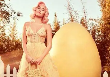 Miley Cyrus by Vijat Mohindra for Vogue's Easter Calendar 2018