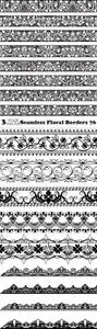 Vectors - Seamless Floral Borders 76