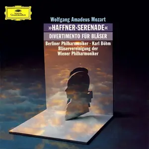 Karl Böhm, Berliner Philharmoniker ‎- Wolfgang Amadeus Mozart: Haffner-Serenade, Divertimento für Bläser (1990)