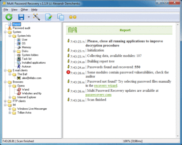 Multi Password Recovery 1.2.9 DC 19.11.2014 + Portable