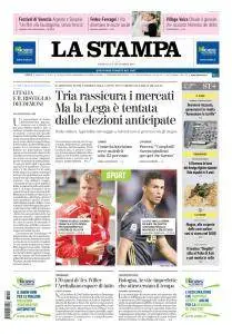 La Stampa - 2 Settembre 2018