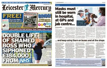 Leicester Mercury – July 19, 2021