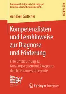 Kompetenzlisten und Lernhinweise zur Diagnose und Förderung