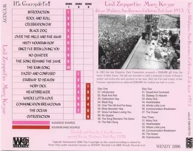 Led Zeppelin - Mary Kezar (3CD) (2006)