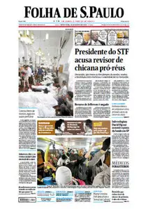 Jornal Folha de São Paulo - 16 de agosto de 2013 - Sexta