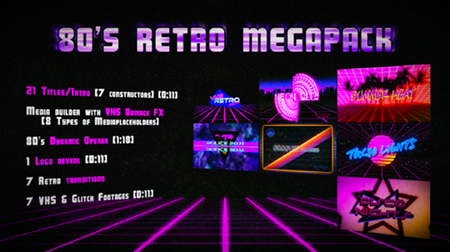 80's Retro Megapack - Project for After Effects (VideoHive)