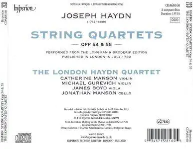 The London Haydn Quartet - Joseph Haydn: String Quartets Opp 54 & 55 (2017) 2CDs