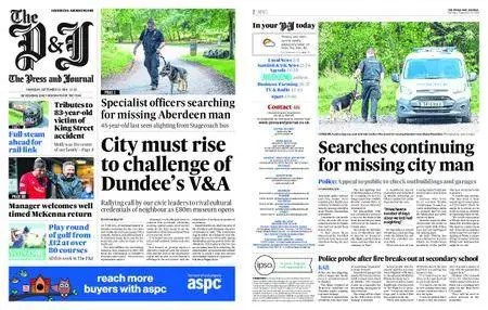 The Press and Journal Aberdeenshire – September 13, 2018