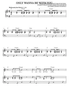 Only wanna be with you - Hootie & the Blowfish (Piano-Vocal-Guitar)