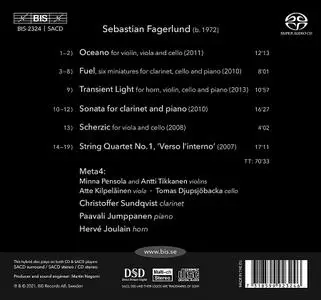 Meta4, Christoffer Sundqvist, Paavali Jumppanen, Hervé Joulain - Oceano - Chamber Music by Sebastian Fagerlund (2021)