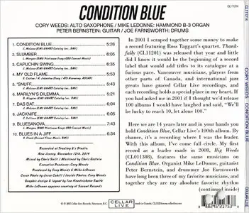 Cory Weeds - Condition Blue: The Music of Jackie McLean (2015)