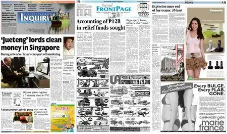 Philippine Daily Inquirer – September 27, 2010