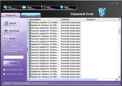 WindowsCare Technology Uninstall Gold 2.0.2.77