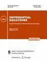 Journal Differential Equations Volume 43, Number 8 / August, 2007 