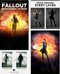 GraphicRiver - Fallout Photoshop Action
