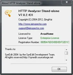 IEInspector HTTP Analyzer 7.0.2.431 Full Edition