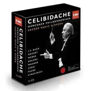 Sergiu Celibidache, Münchner Philharmoniker - Sacred Music and Opera (2011) (11 CD Box Set)