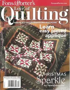 Love of Quilting №78, November/December 2008