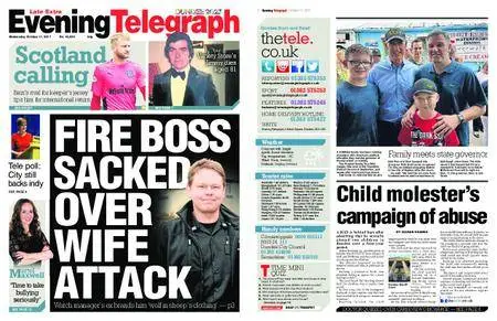 Evening Telegraph Late Edition – October 11, 2017
