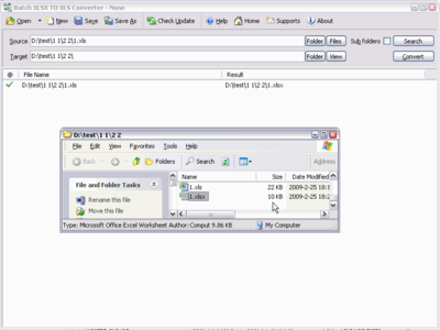 Batch XLS & XLSX Converter 2013.5.625.1596