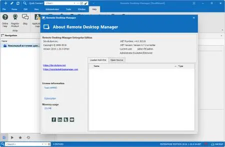 Remote Desktop Manager Enterprise 2019.1.20.0 Multilingual