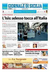 Giornale di Sicilia - 20 Agosto 2017