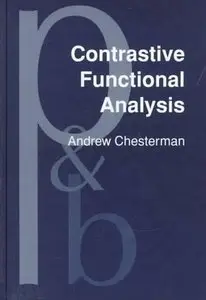 Contrastive Functional Analysis (Pragmatics & Beyond New Series)
