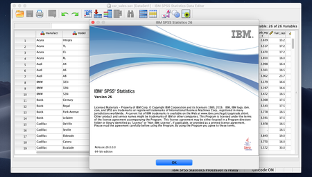 IBM SPSS Statistics 26 with Documentation Multilingual macOS