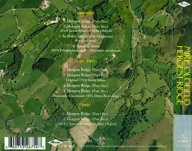 Mike Oldfield - Hergest Ridge (1974) [Deluxe 2CD & DVD Edition, 2010] Re-up