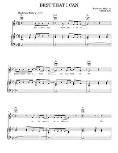 Best That I Can - Vance Joy