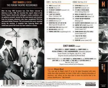 Chet Baker And Crew - The Forum Theatre Recordings (2018)