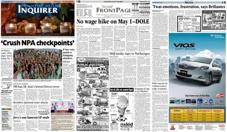 Philippine Daily Inquirer – April 23, 2013