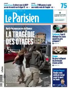 Le Parisien du Lundi 9 Octobre 2023