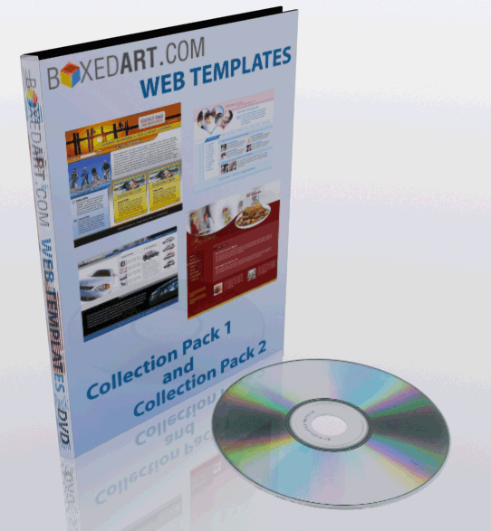 BoxedArt Web Templates DVD Pack