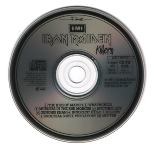 Iron Maiden - Killers (1981) [CD FA 3122, CDM 7 52019 2] - W. Germany