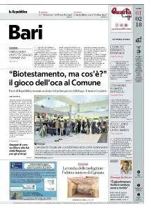 la Repubblica Bari - 1 Febbraio 2018