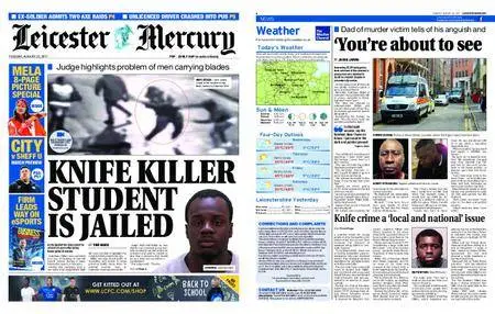 Leicester Mercury – August 22, 2017