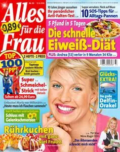 Alles für die Frau – 12. August 2016